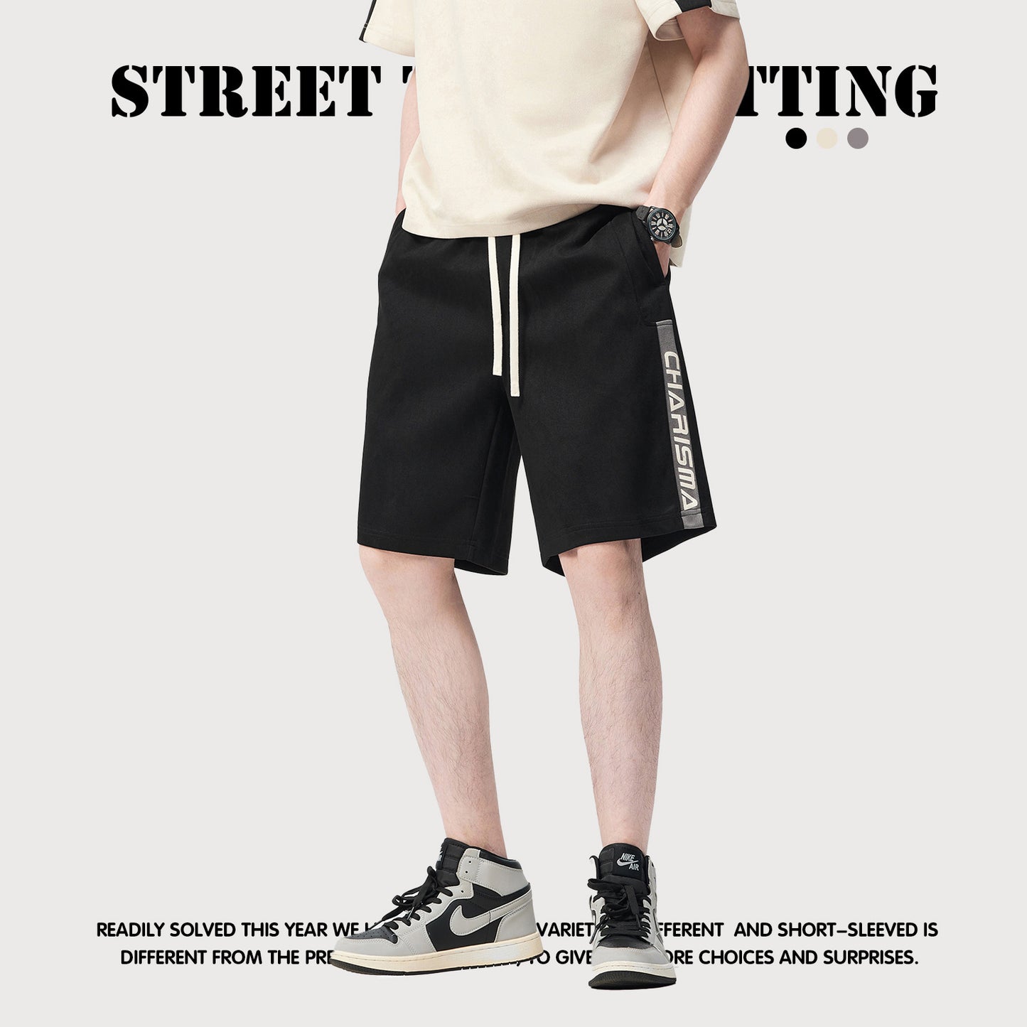 Suede Sport Shorts
