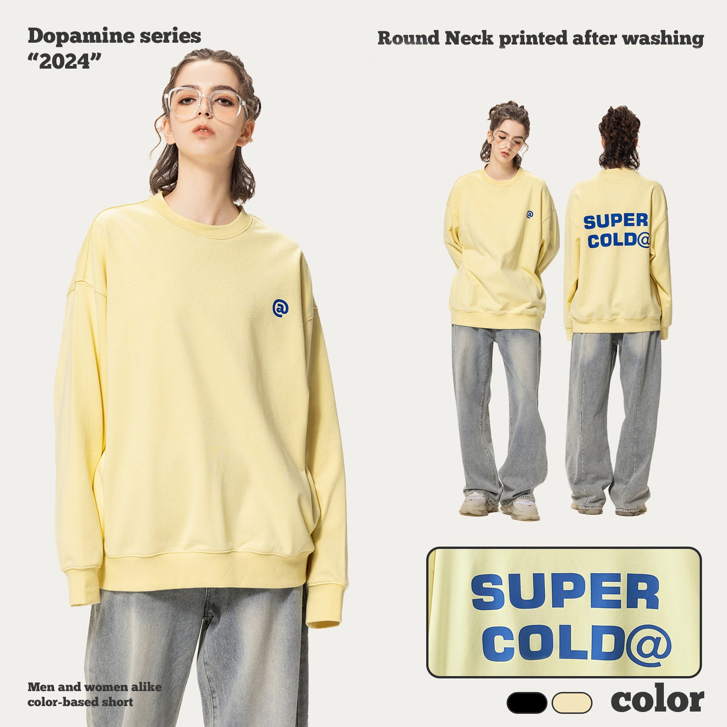 Crew Rubber Print Sweatshirt