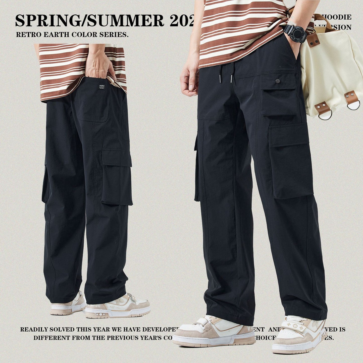 Woven Cargo Pants