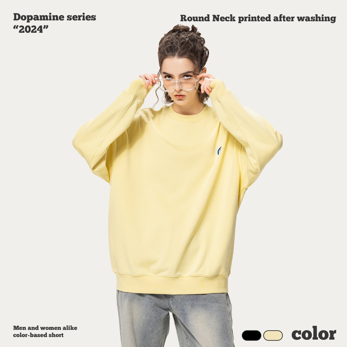 Crew Rubber Print Sweatshirt
