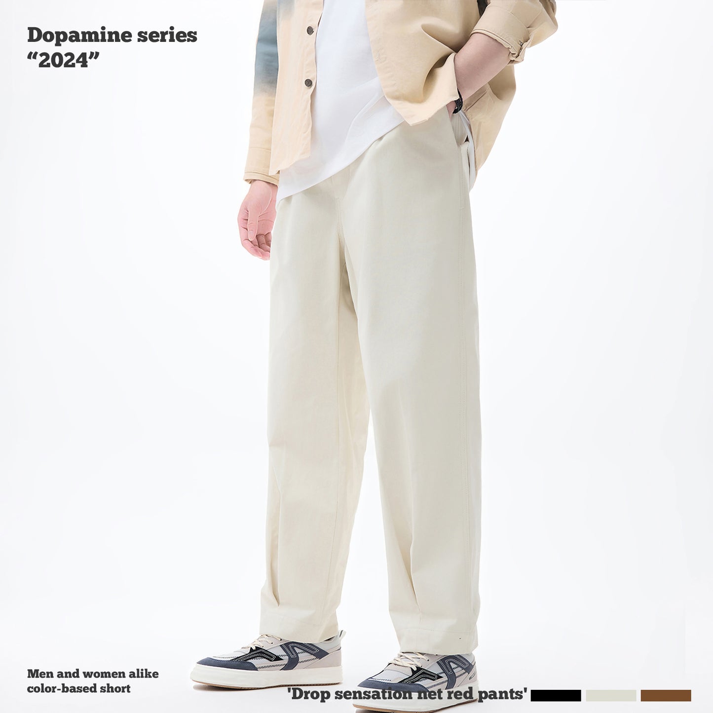 Straight Leg Cuff Pants