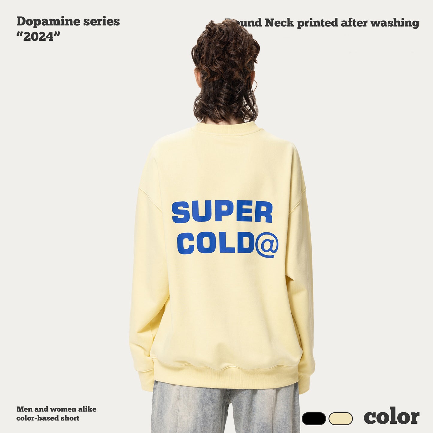 Crew Rubber Print Sweatshirt