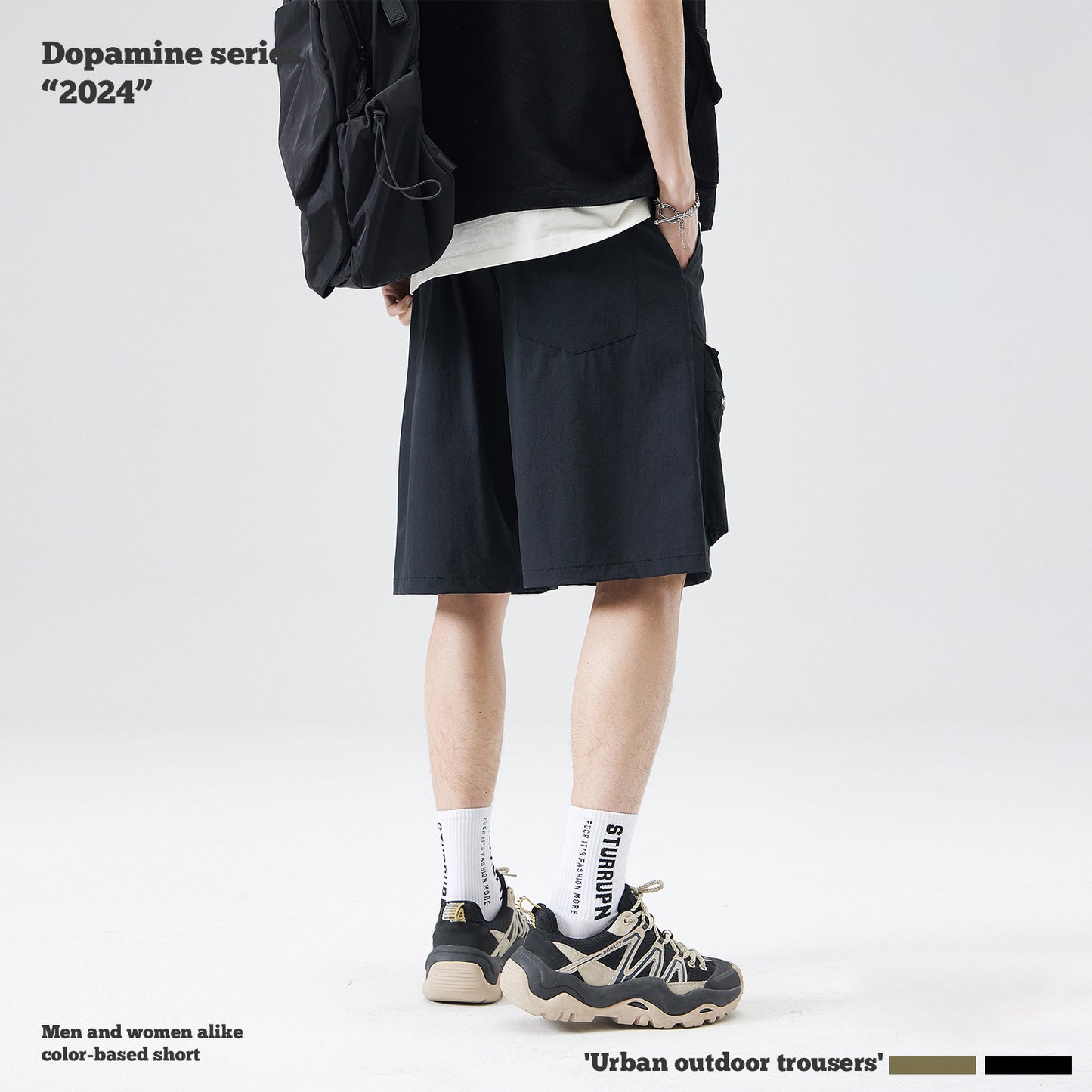 Waterproof Woven Cargo Shorts
