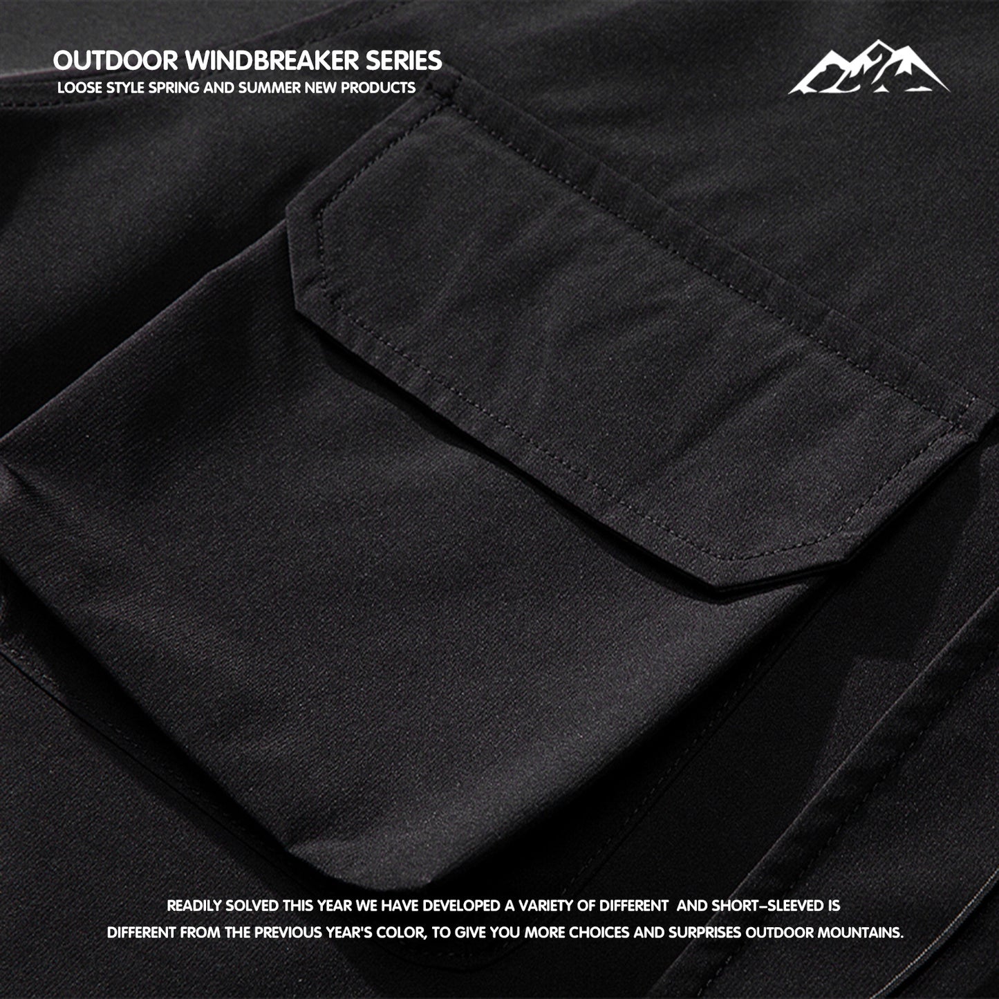 Multi-Pocket Outdoor Windbreaker