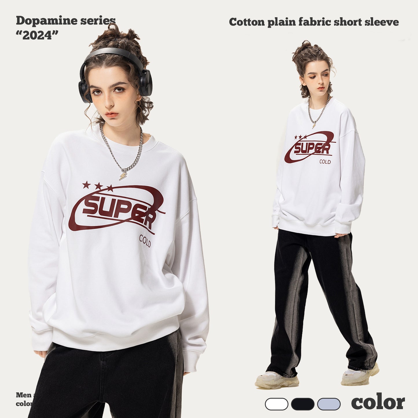 Crew Offset Printing Sweatshirt