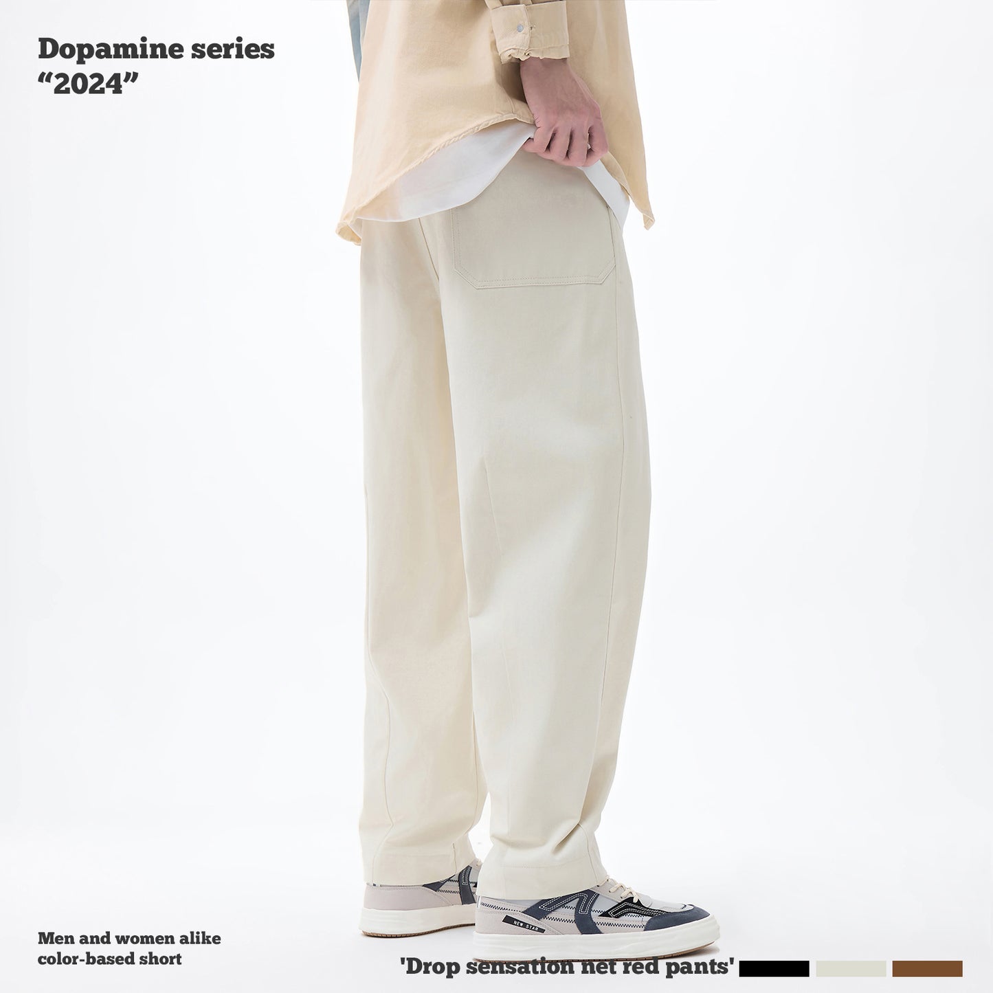 Straight Leg Cuff Pants