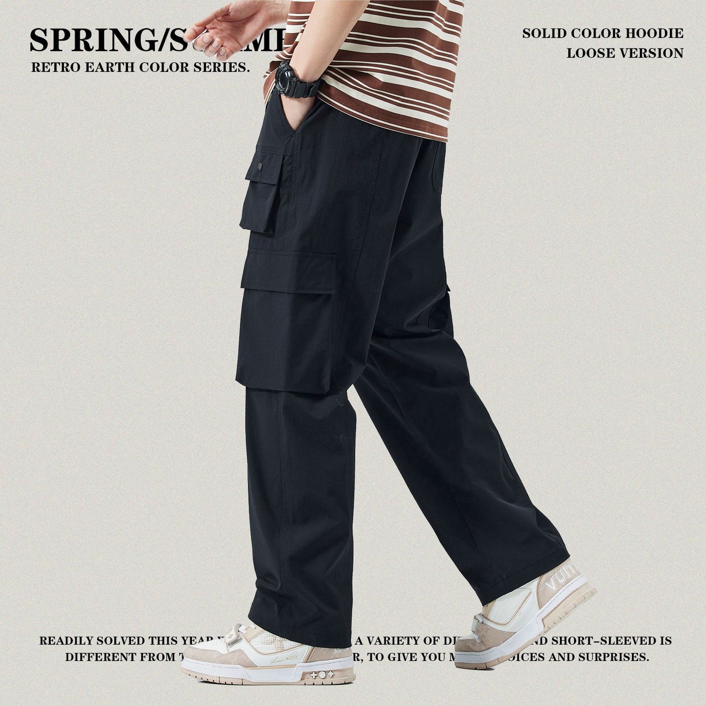 Woven Cargo Pants