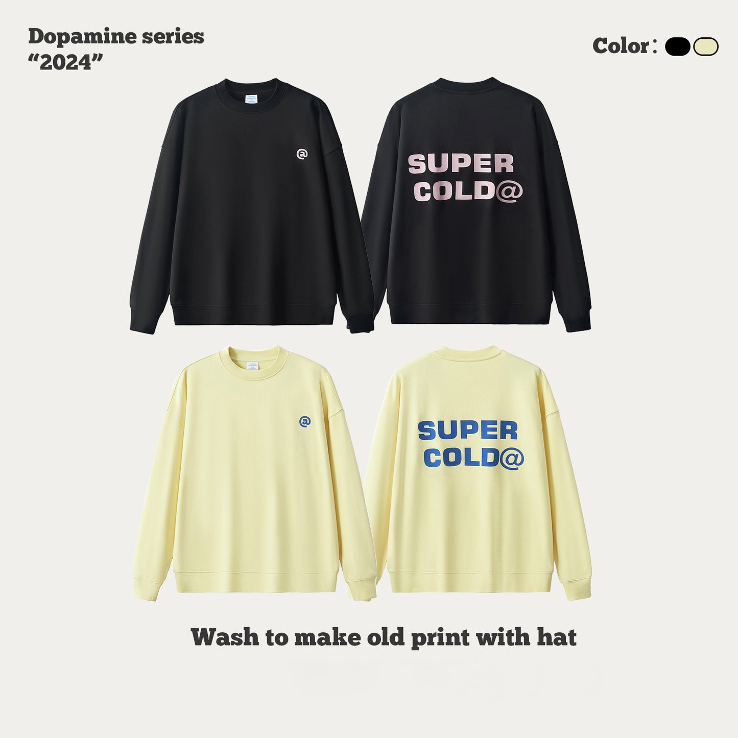 Crew Rubber Print Sweatshirt