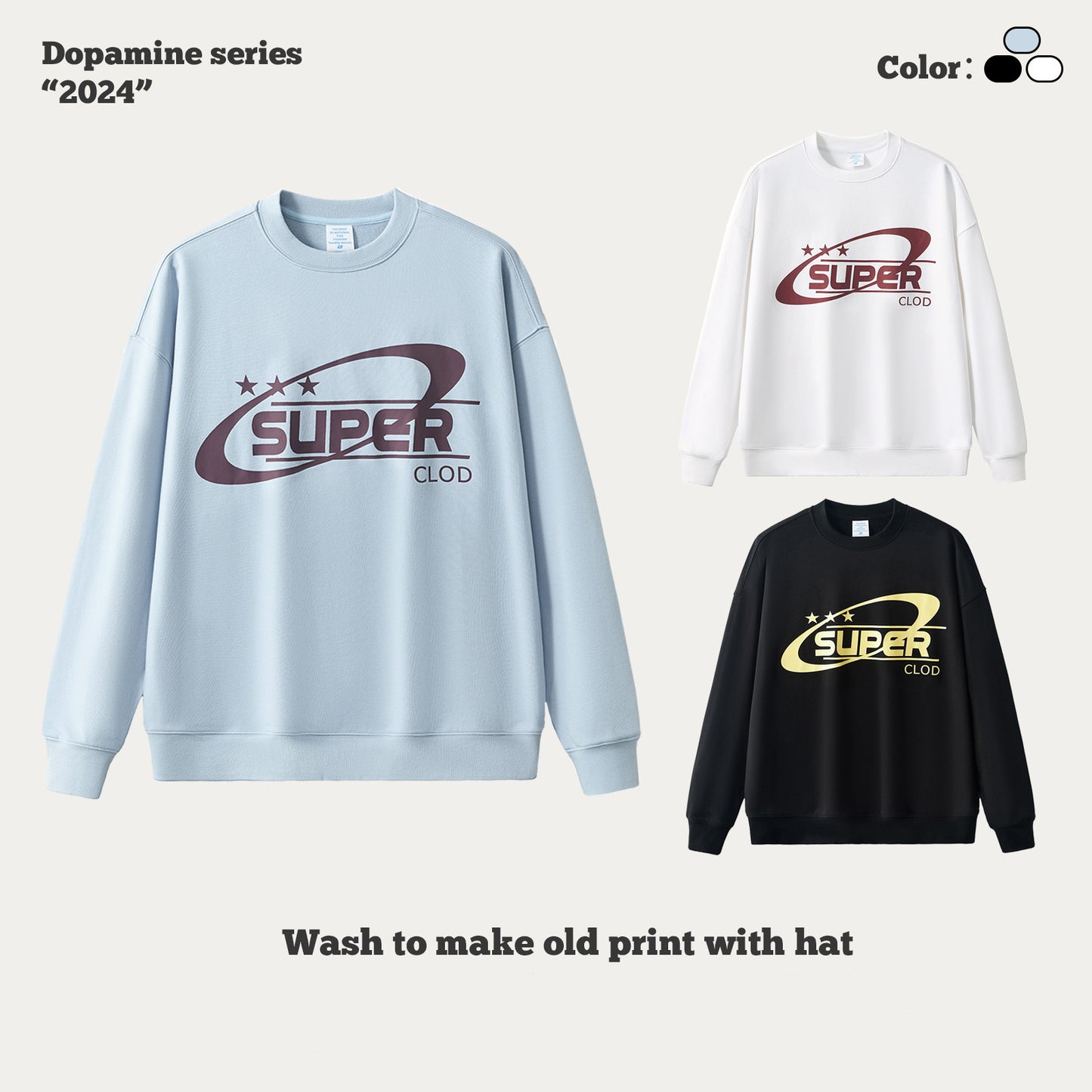 Crew Offset Printing Sweatshirt