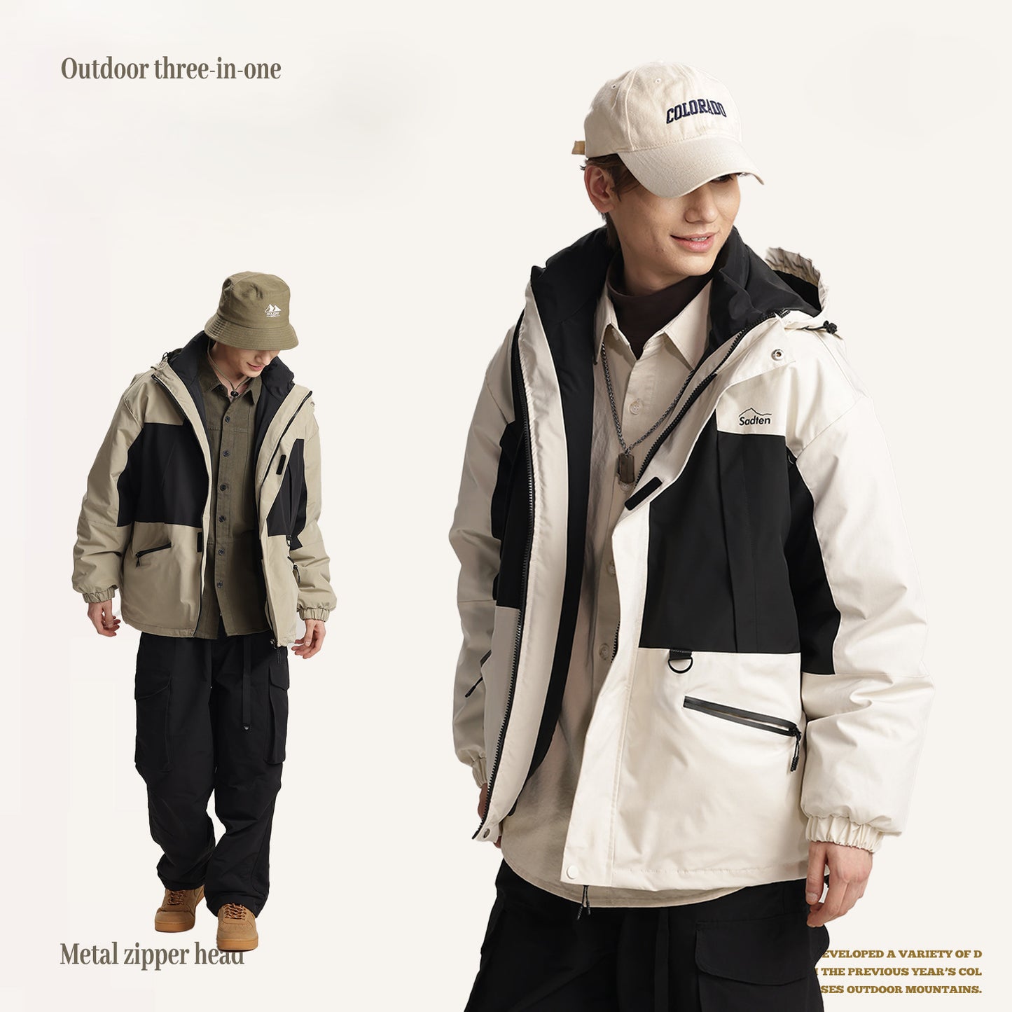 Multi-Function Detachable Outdoor Coat