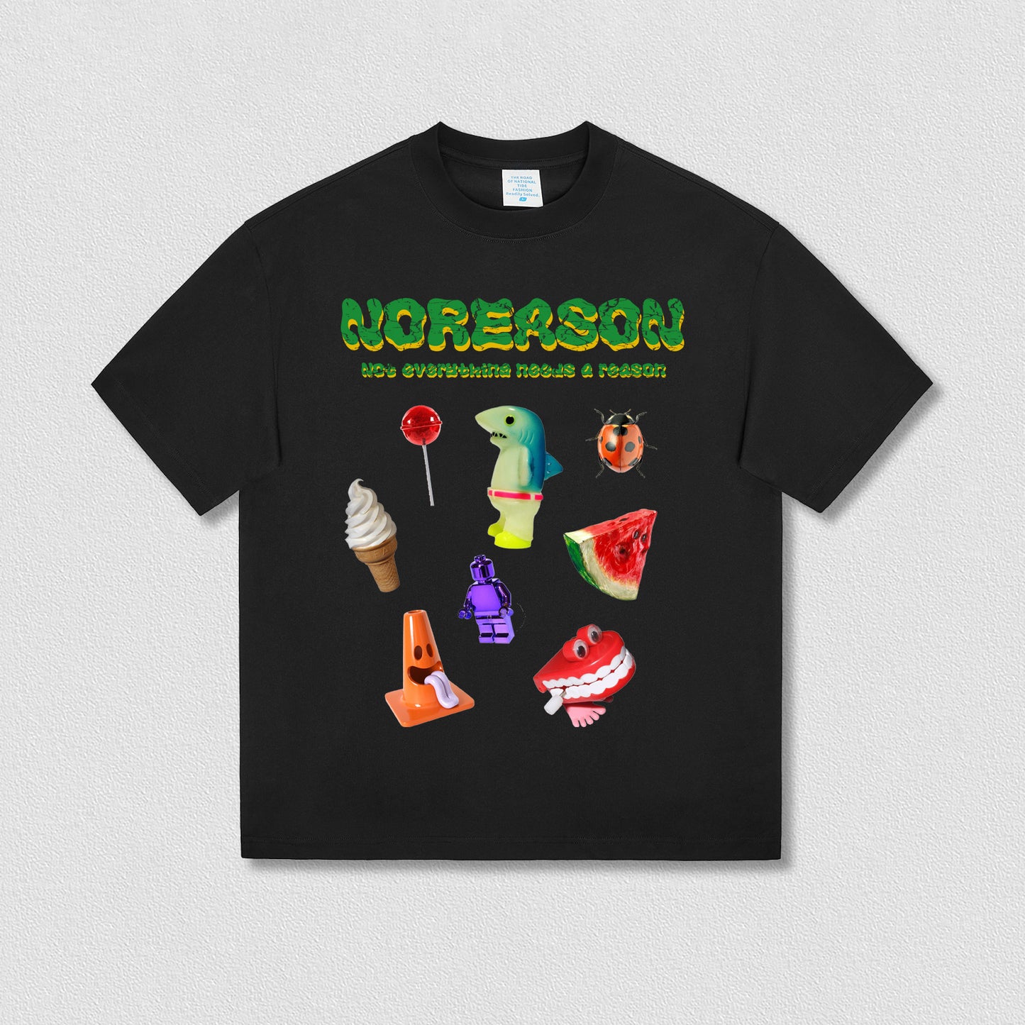 Cartoon Short Sleeve Couple Tee