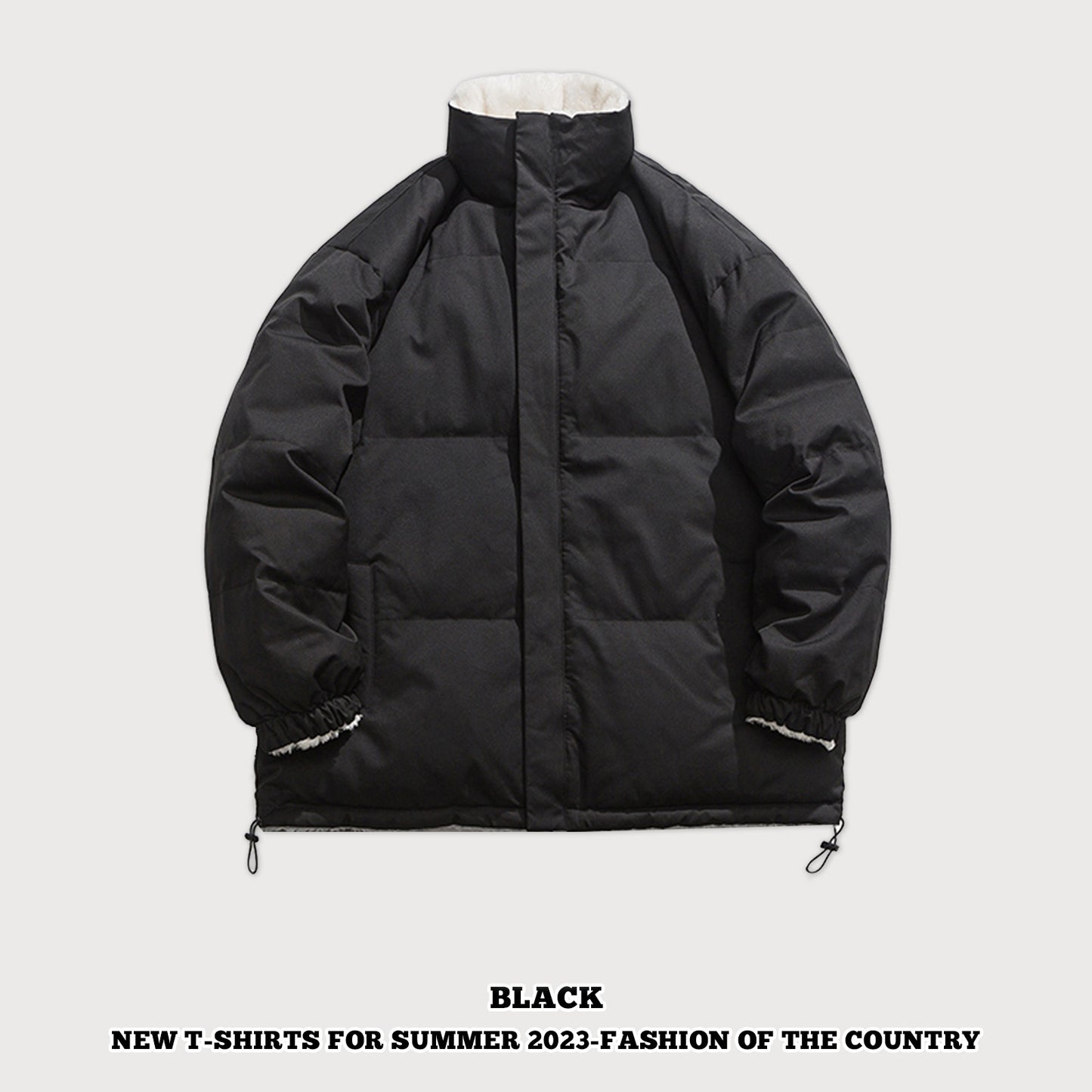 Reversible Full-Zip Fleece Coat