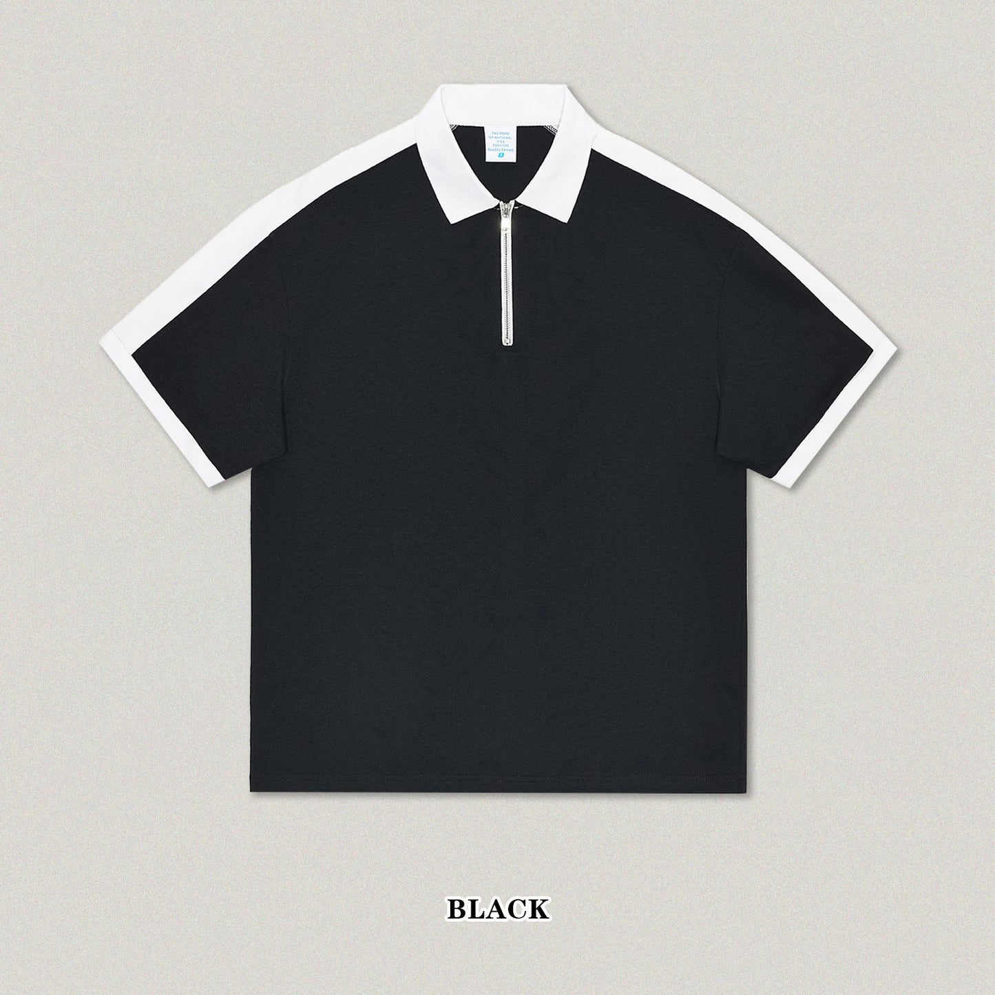 Half Zipper Polo Shirt