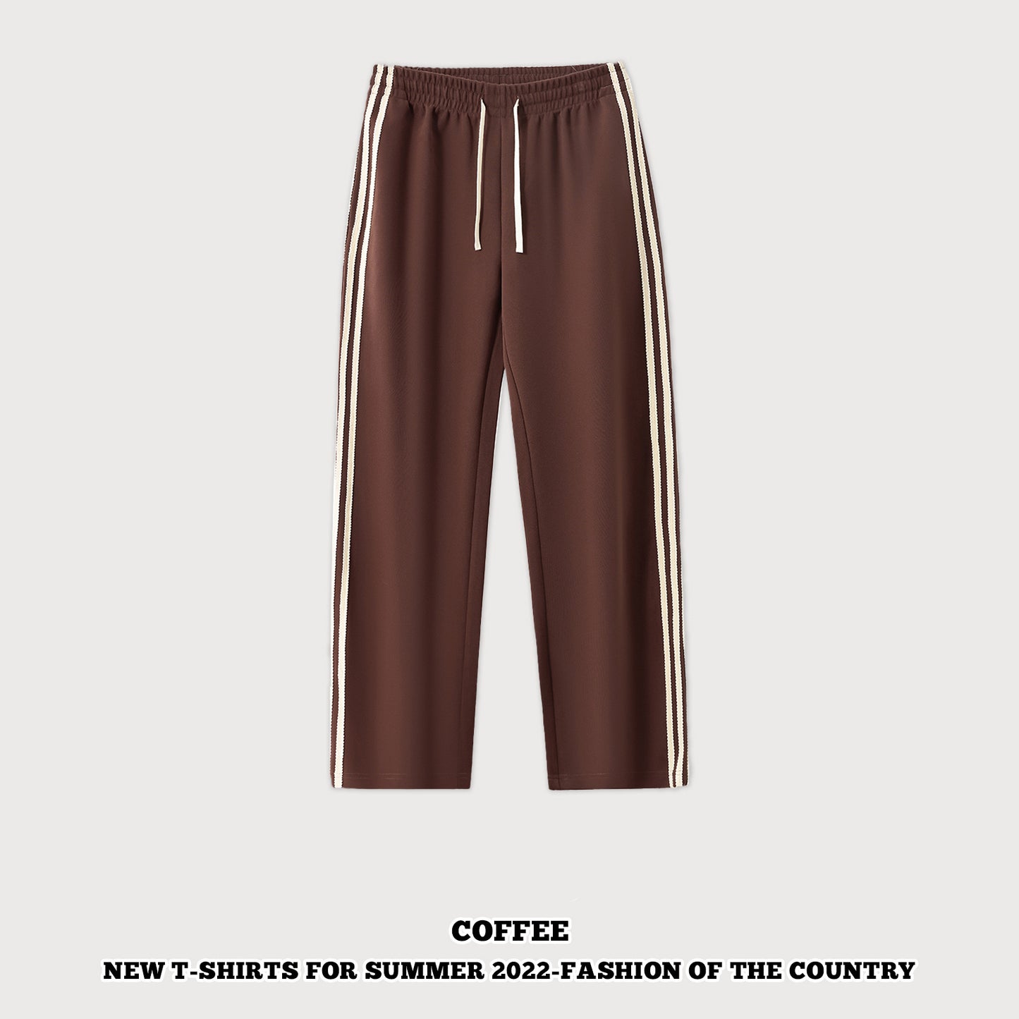 Three-Stripes Straight Leg Pants