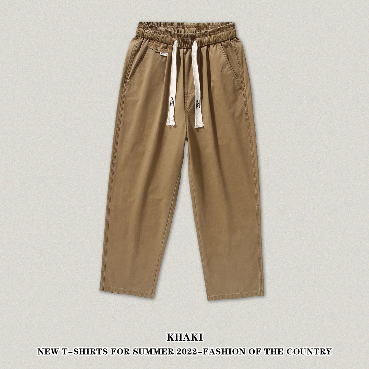 Wash Straight Leg Pants