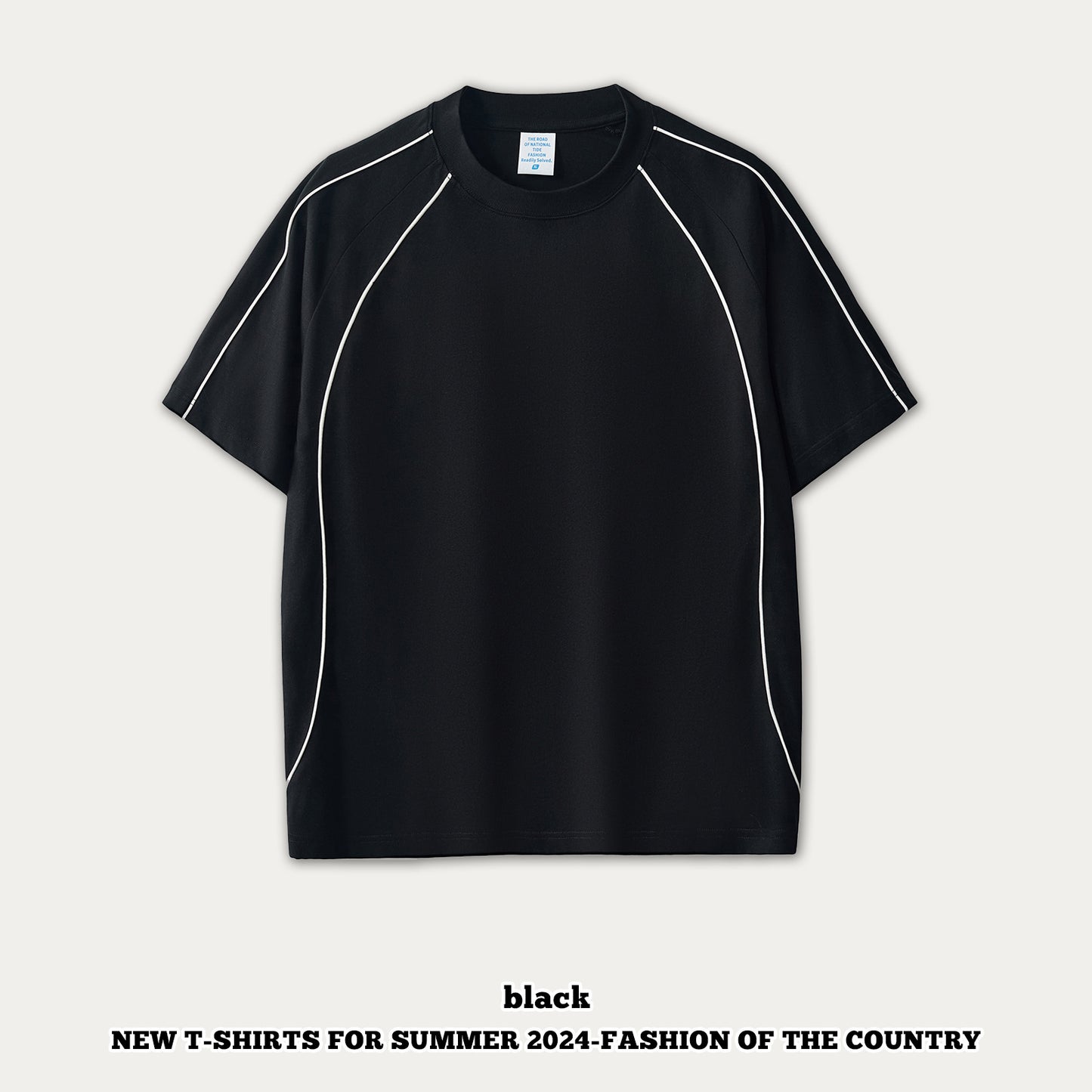 Line Design Short Sleeve Tee