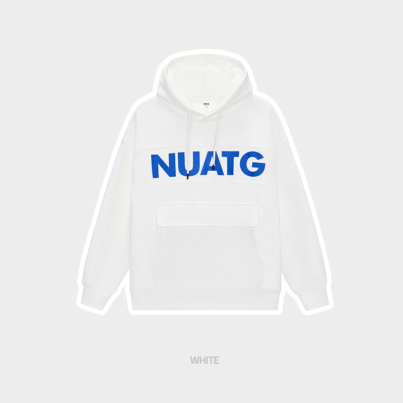 Letter Printed Oversized Hoodie