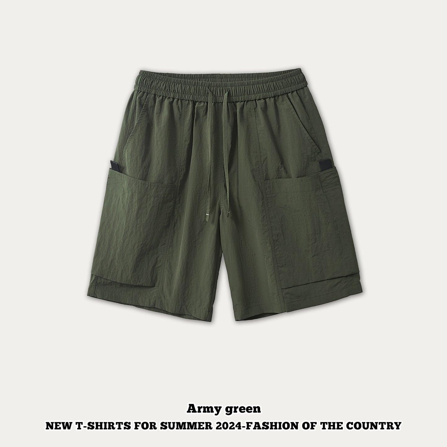 Waterproof Woven Cargo Shorts