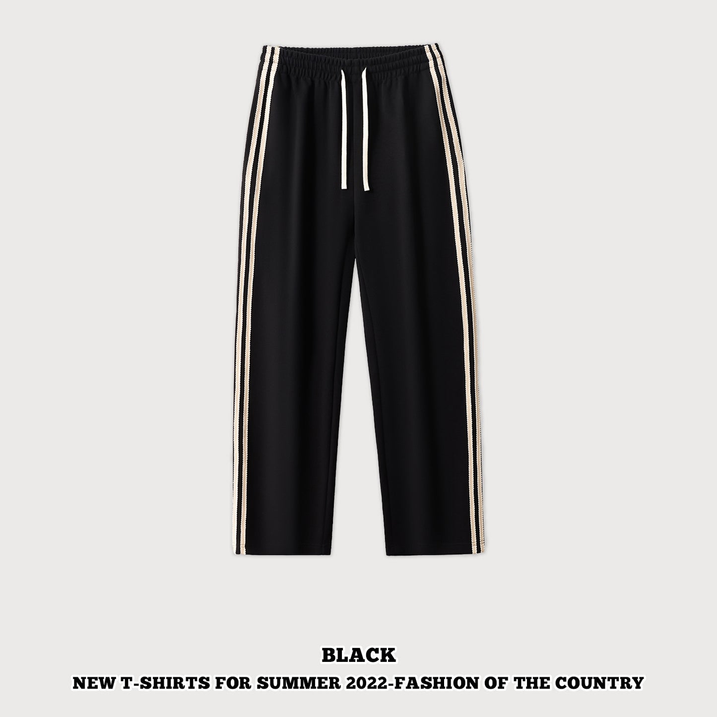 Three-Stripes Straight Leg Pants