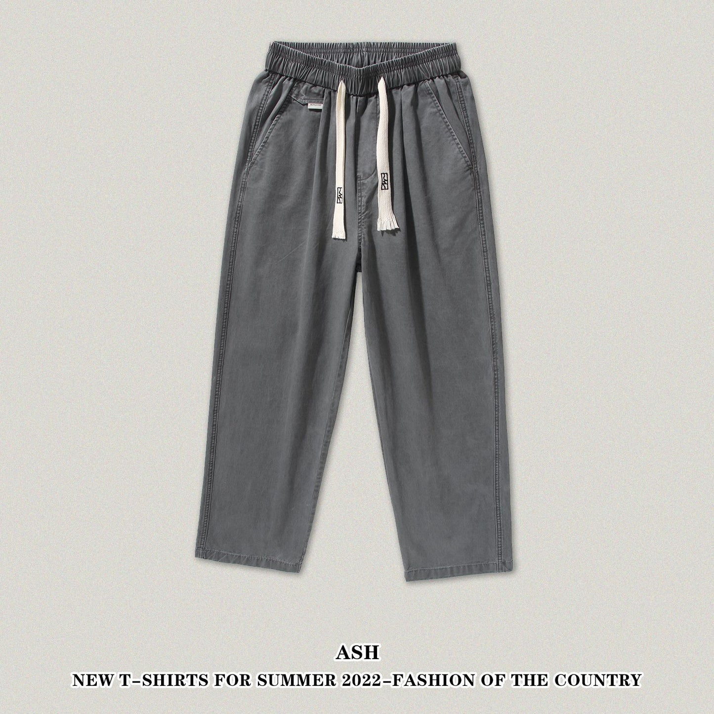 Wash Straight Leg Pants