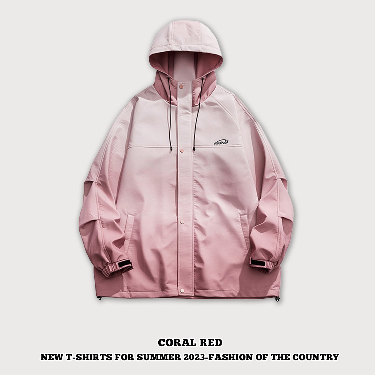 Color Gradient Outdoor Windbreaker