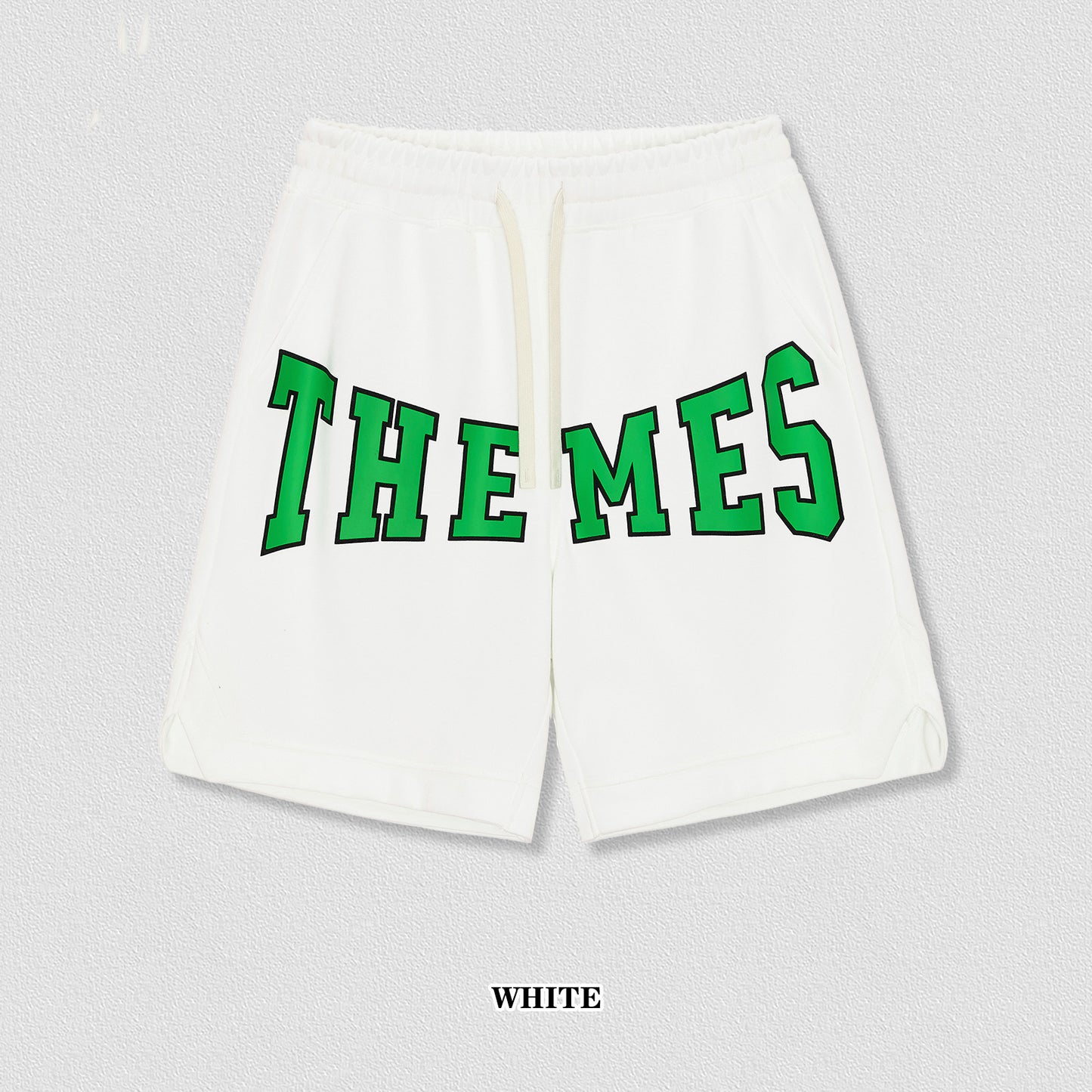 Letter Printed Casual Shorts