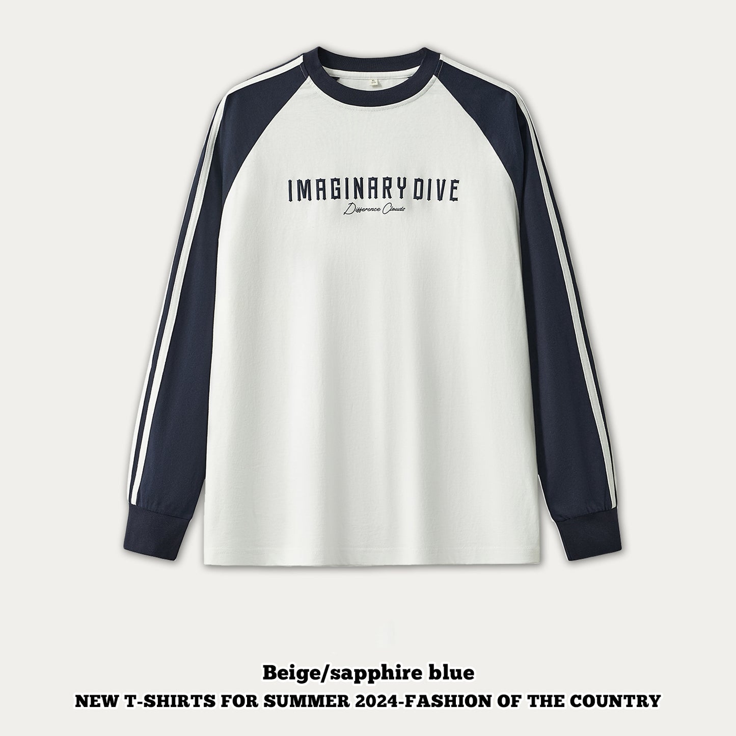 Three-Stripes Raglan Long Sleeve Tee