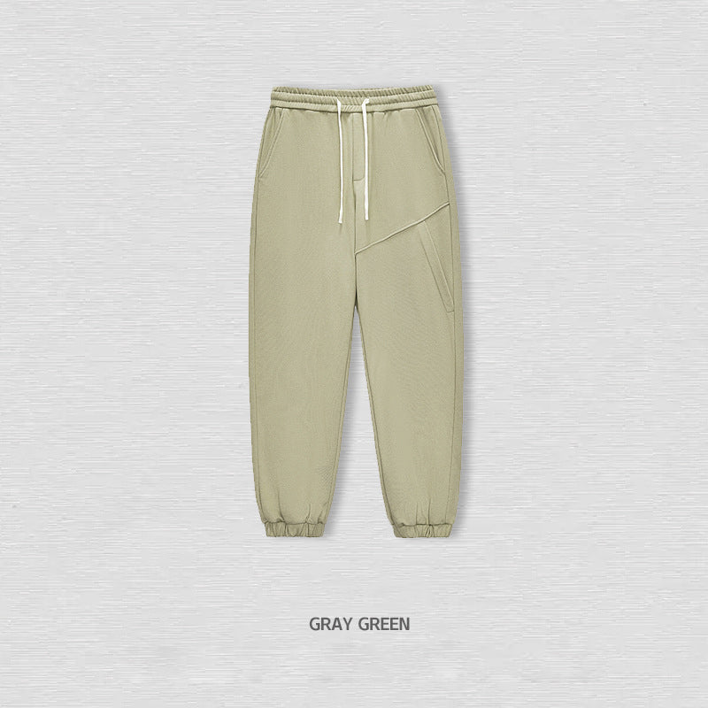 Patchwork Cuff Sweatpants