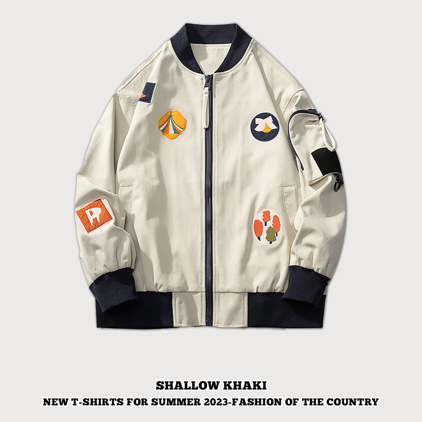 Embroidered Baseball Jacket