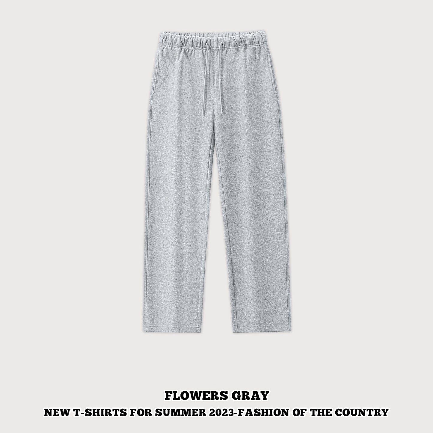 French Terry Wide Leg Sweatpants
