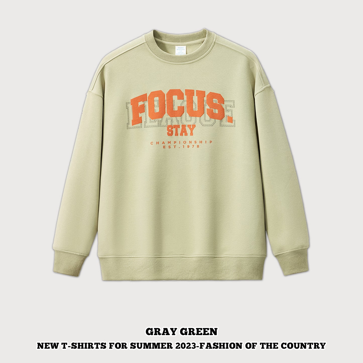 Crew Suede Foam Print Sweatshirt