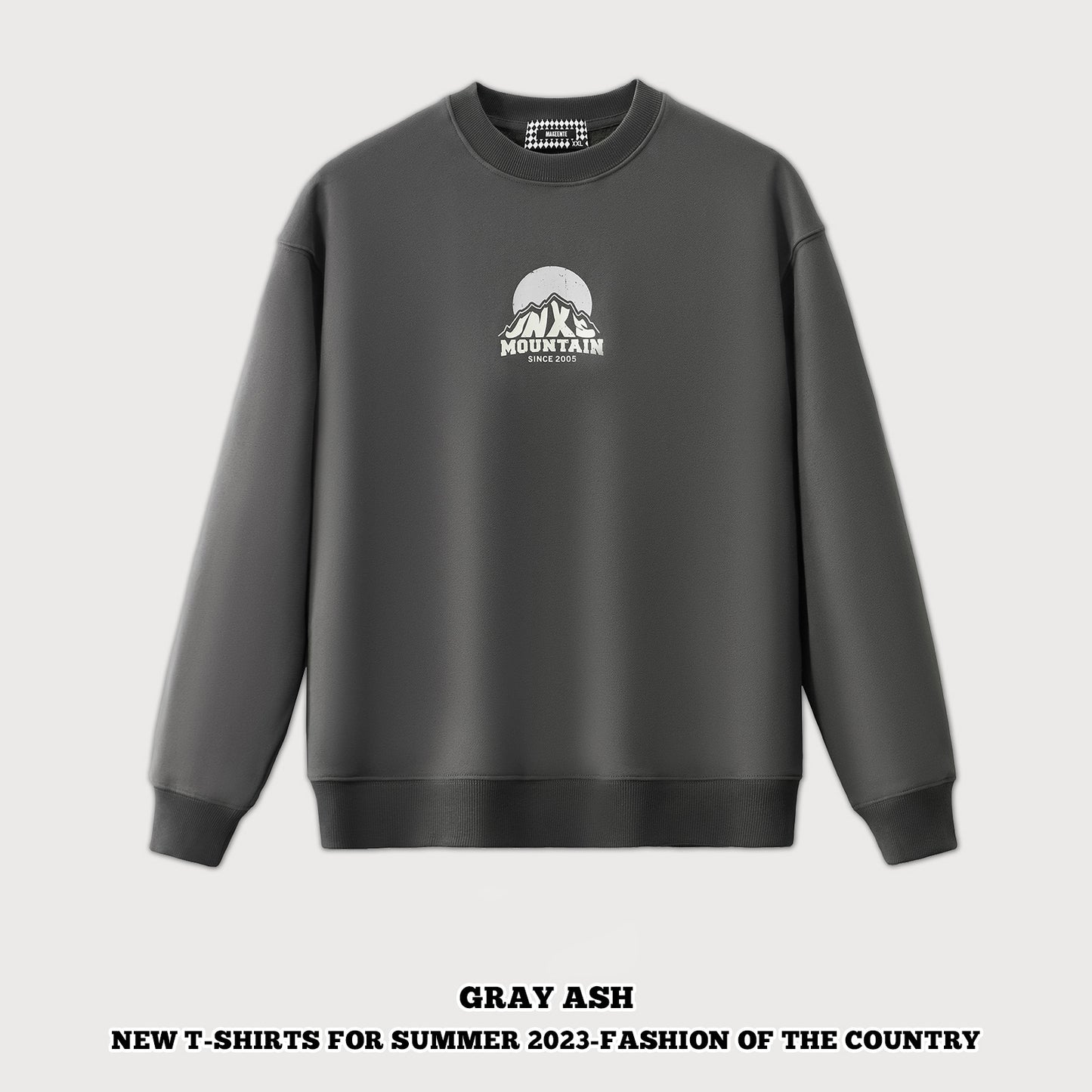 Crew Street Tide Print Sweatshirt