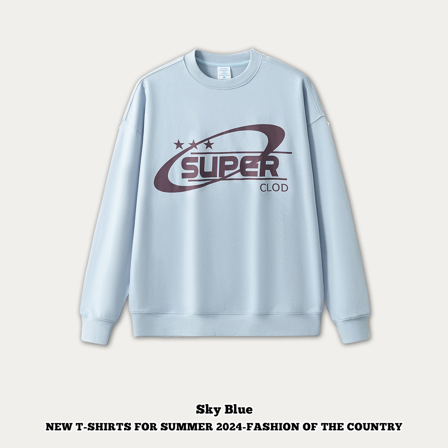 Crew Offset Printing Sweatshirt