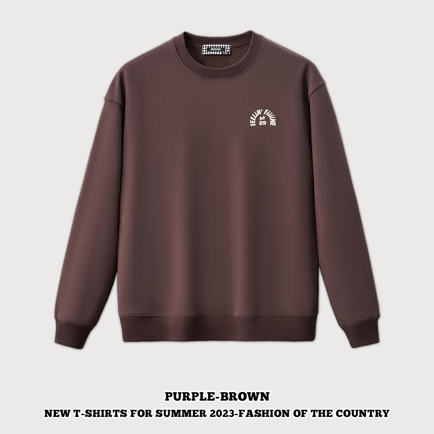 Crew Suede Foam Print Sweatshirt