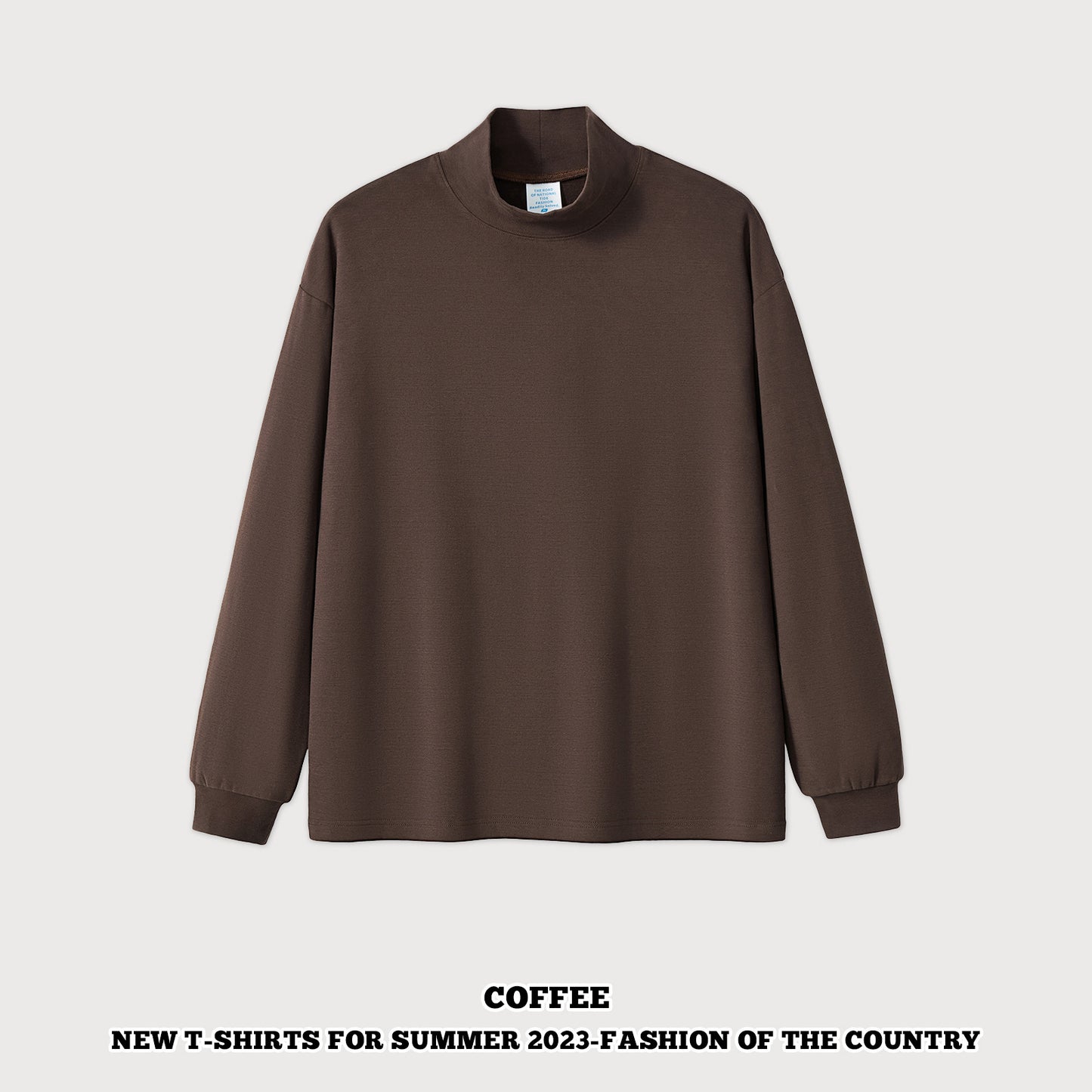 Half-high Collar Long Sleeve Undershirt