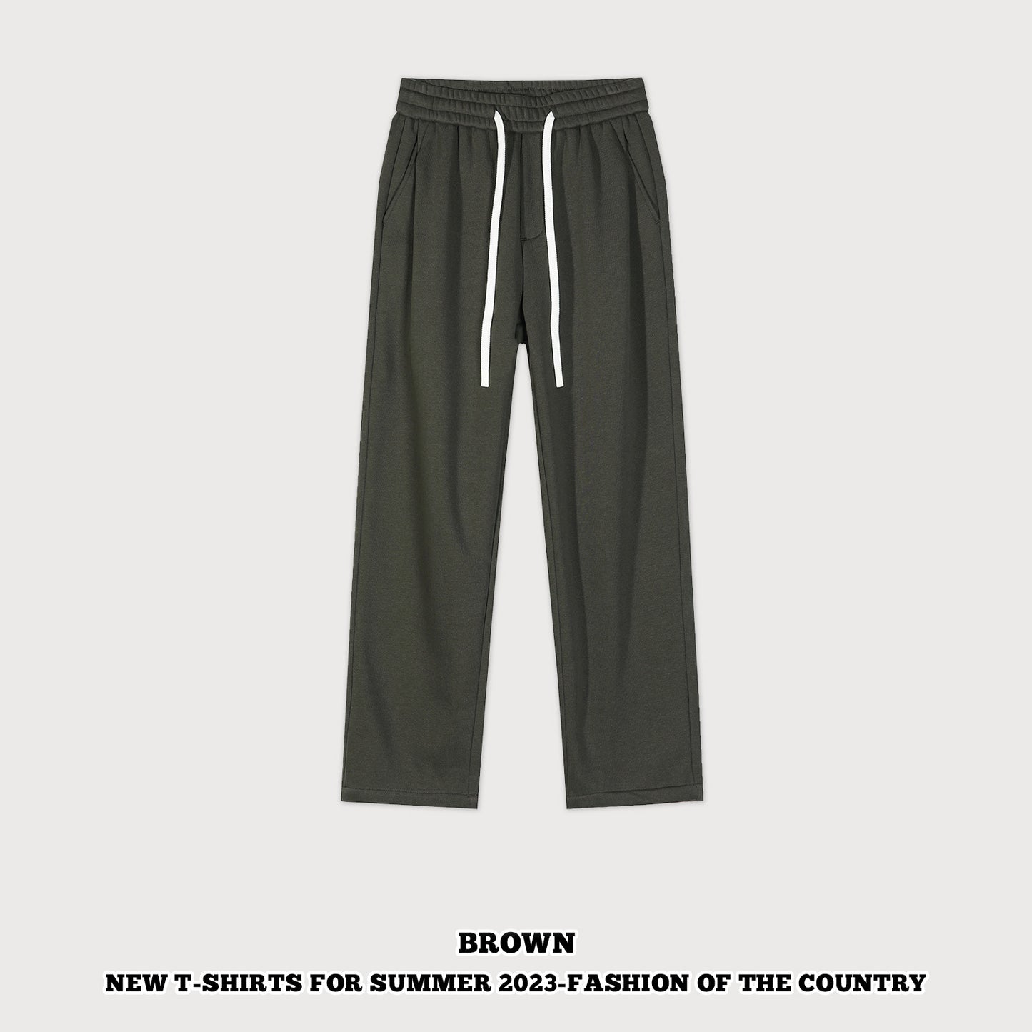 Straight Leg Fleece Sweatpants