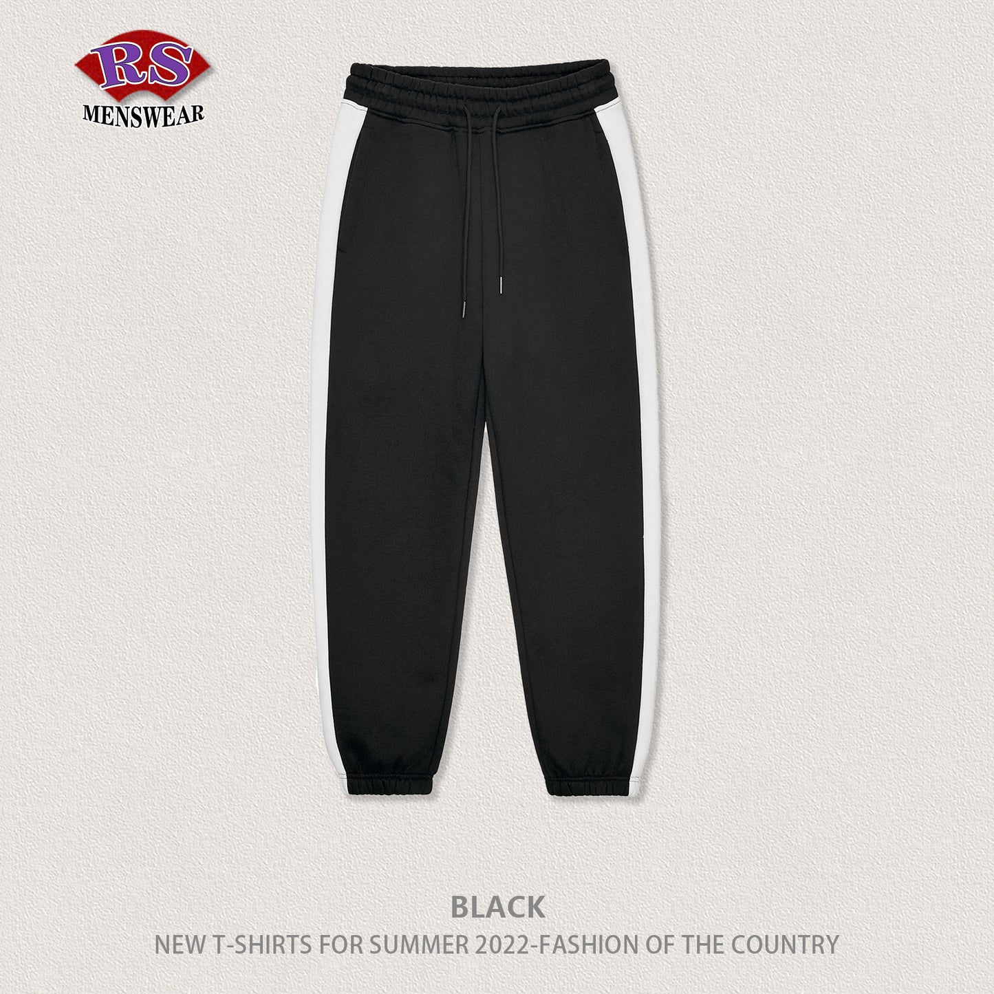 Colorblock Fleece Cuff Sweatpants