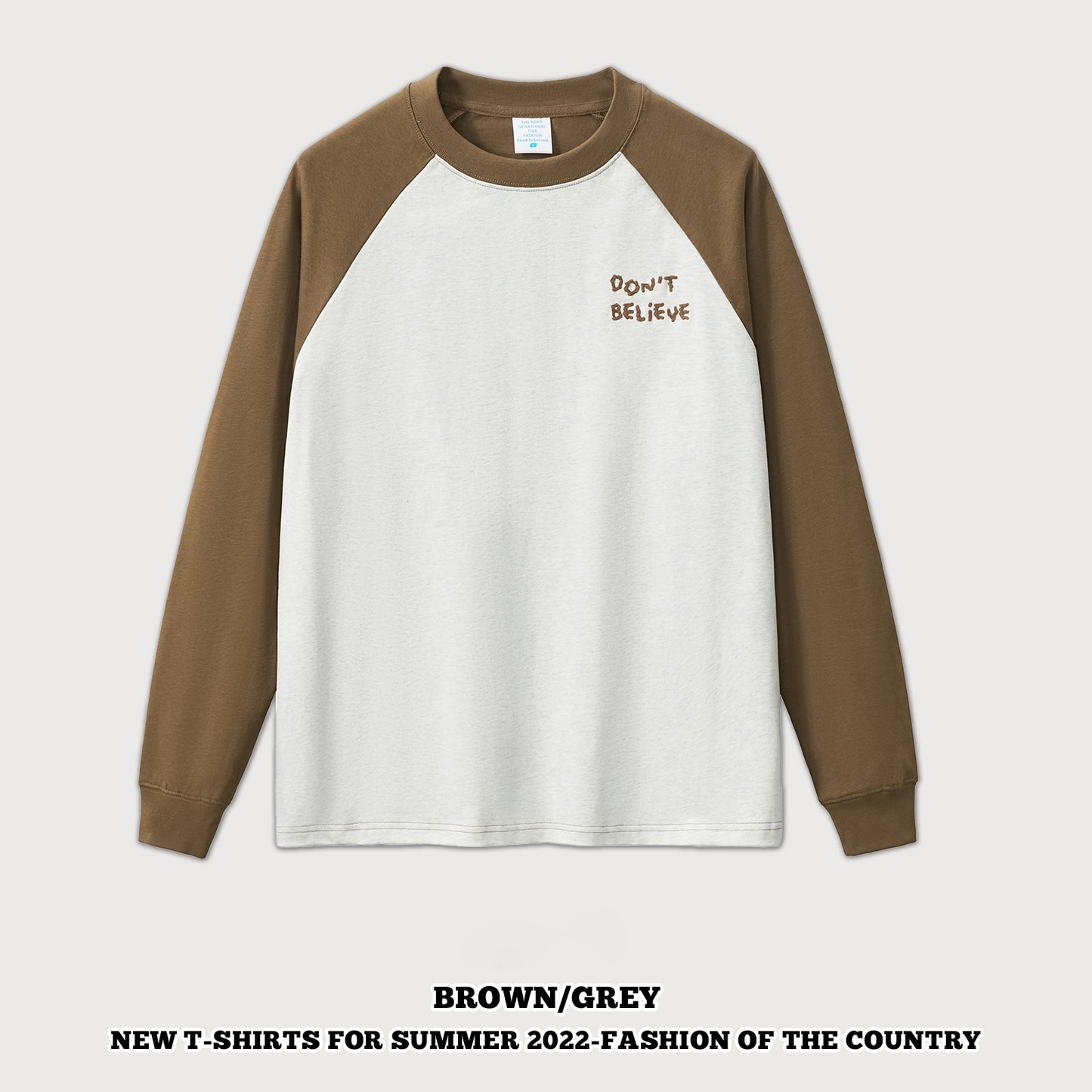 Raglan Long Sleeve Couple Sweatshirt