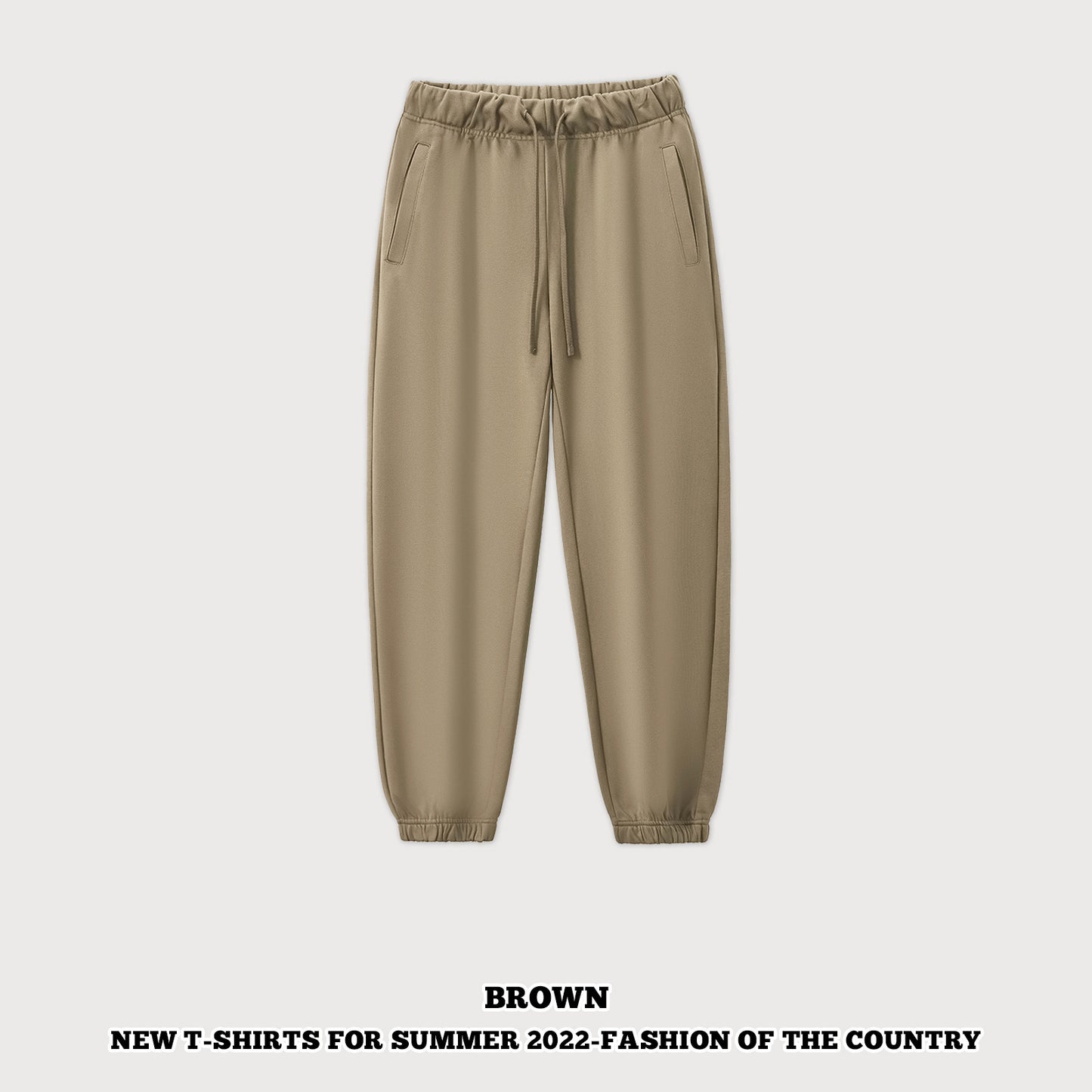 French Terry Tapered Cuff Sweatpants