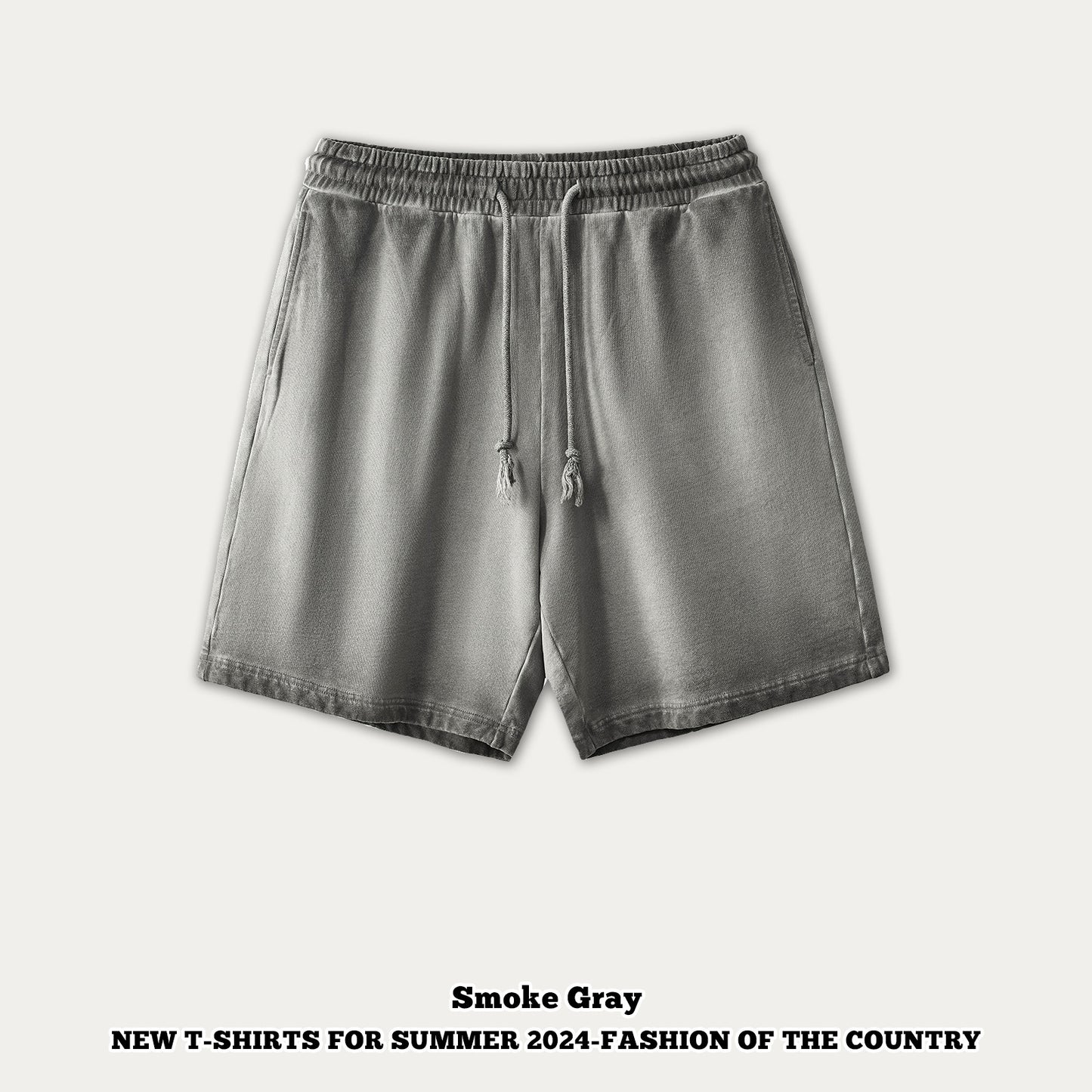 Wash Long Sleeve Tee&Shorts set