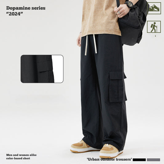 Flowing Straight Leg Cargo Pants
