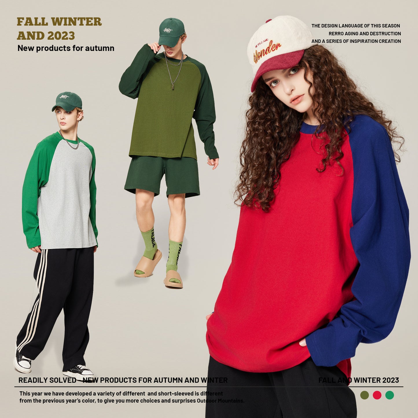 Versatile Raglan Long Sleeve Tee