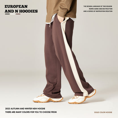 French Terry Patchwork Pants