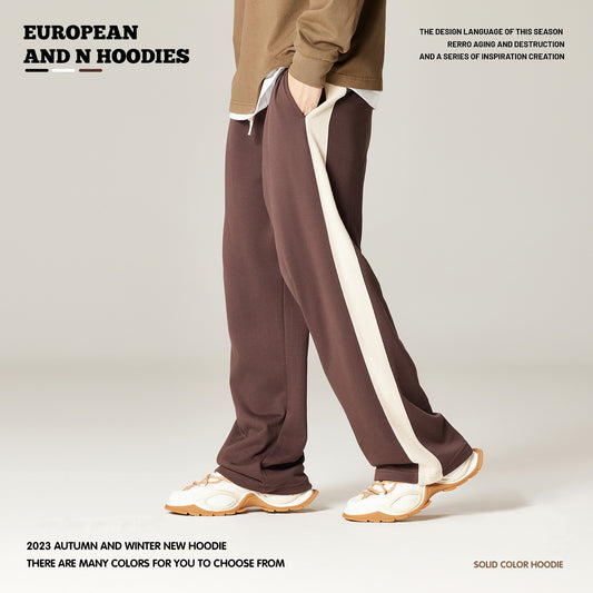 French Terry Patchwork Pants