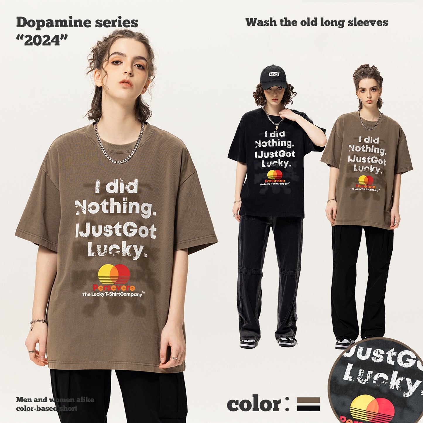 Wash Printed Short Sleeve Tee