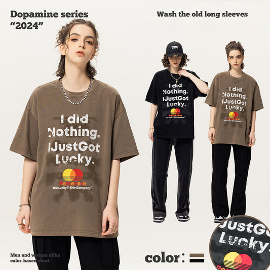Wash Printed Short Sleeve Tee