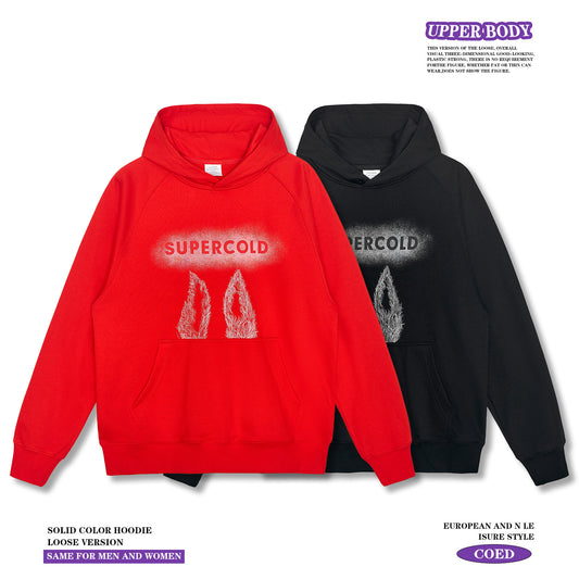 Print French Terry Hoodie