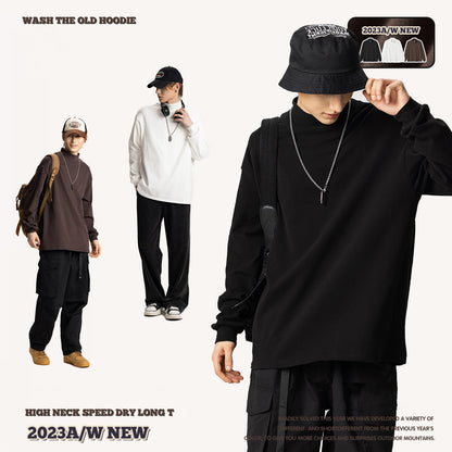 Half-high Collar Long Sleeve Undershirt