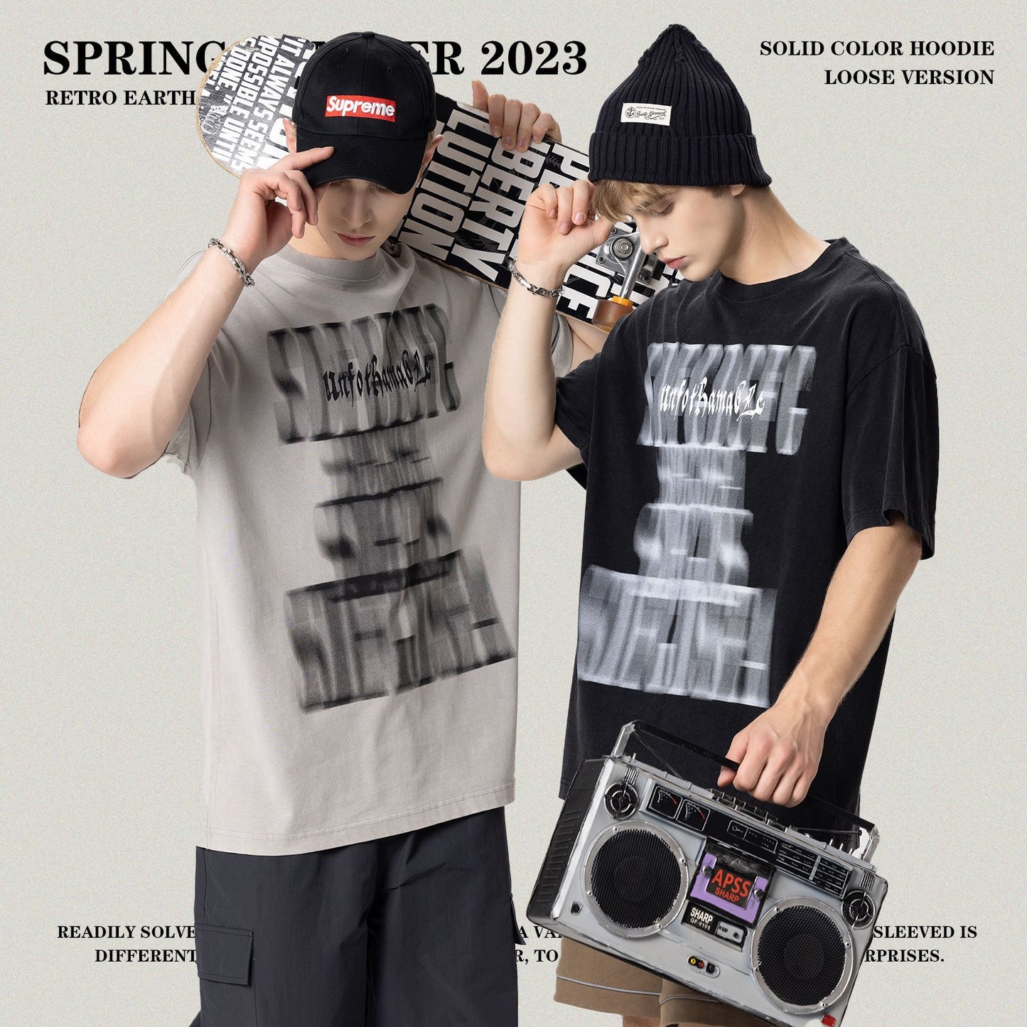 Wash Print Short Sleeve Tee