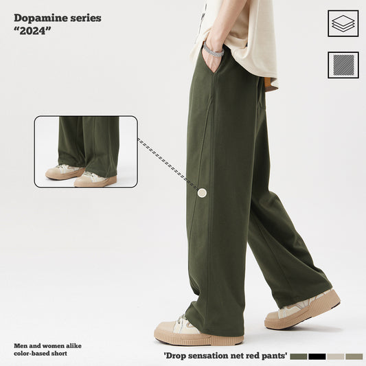 Twill Patchwork Pants
